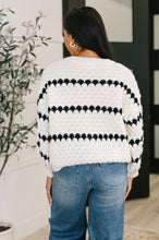 Load image into Gallery viewer, Ivy Lane Textured Sweater in White and Black
