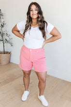 Load image into Gallery viewer, Jenna High Rise Control Top Cuffed Shorts in Pink
