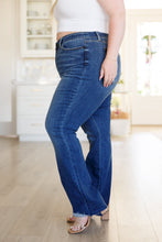 Load image into Gallery viewer, Josephine Mid Rise Raw Hem Bootcut Jeans
