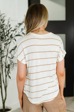 Load image into Gallery viewer, Jump Into It Textured Knit Top in Mocha Stripe
