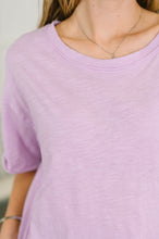 Load image into Gallery viewer, Just Like That Relaxed Heather Tee in Lilac
