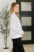 Load image into Gallery viewer, Just My Stripe Zipper Top
