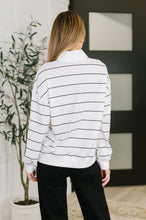 Load image into Gallery viewer, Just My Stripe Zipper Top
