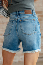 Load image into Gallery viewer, Kara High Rise Rigid Magic Button Fly Cutoff Shorts
