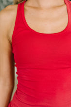 Load image into Gallery viewer, Keeping it Cool Scoop Neck Tank in Ruby
