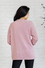 Load image into Gallery viewer, Keeping it Real Brushed Melange Hacci Long Sleeve Tee in Light Rose
