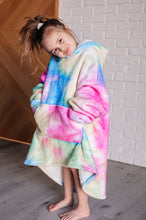 Load image into Gallery viewer, Kids Oversized Hoodie Blanket in Rainbow
