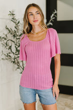 Load image into Gallery viewer, PREORDER: Kimono Sleeve Knit Blouse in Fuchsia
