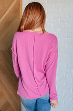 Load image into Gallery viewer, Kinda Sorta Ribbed Top in Magenta
