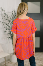 Load image into Gallery viewer, Know Me At All Abstract Split Neck Blouse
