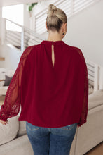 Load image into Gallery viewer, Lace on My Sleeves Blouse
