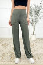 Load image into Gallery viewer, Leg Day Legends Straight Leg Bottoms in Grey Sage
