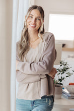 Load image into Gallery viewer, Less Conversation V-Neck Top
