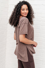 Load image into Gallery viewer, Let Me Live Relaxed Tee in Brown
