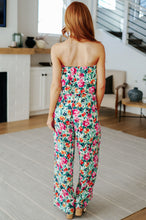 Load image into Gallery viewer, Life of the Party Floral Jumpsuit in Green
