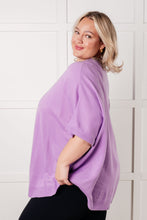 Load image into Gallery viewer, Lilac Whisper Dolman Sleeve Top
