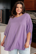 Load image into Gallery viewer, Lilac Whisper Dolman Sleeve Top
