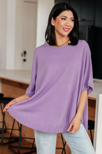 Load image into Gallery viewer, Lilac Whisper Dolman Sleeve Top
