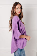 Load image into Gallery viewer, Lilac Whisper Dolman Sleeve Top
