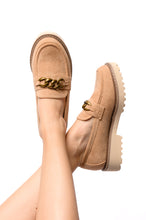 Load image into Gallery viewer, Literally Loafers in Camel Faux Suede
