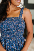 Load image into Gallery viewer, Live Your Best Life Floral Jumpsuit in Blue Floral
