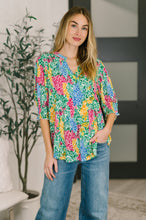 Load image into Gallery viewer, Lizzy Smock Top in Light Multi Painted
