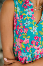 Load image into Gallery viewer, Lizzy Three Tier Tank Dress in Large Ditsy Floral
