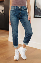 Load image into Gallery viewer, London Midrise Cuffed Boyfriend Jeans
