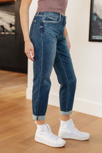 Load image into Gallery viewer, London Midrise Cuffed Boyfriend Jeans
