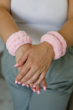 Load image into Gallery viewer, Lost in the Moment Headband and Wristband Set in Pink
