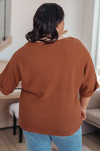 Load image into Gallery viewer, Lotta Love Knitted Sweater Top in Rust
