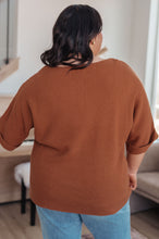 Load image into Gallery viewer, Lotta Love Knitted Sweater Top in Rust
