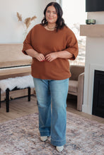 Load image into Gallery viewer, Lotta Love Knitted Sweater Top in Rust

