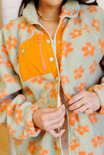 Load image into Gallery viewer, Love It Don&#39;t Leave It Floral Fleece Jacket
