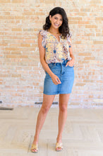 Load image into Gallery viewer, Love of My Life Flutter Sleeve Top in Denim Taupe
