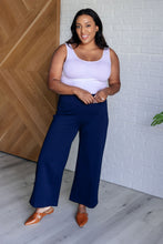 Load image into Gallery viewer, Magic Wide Leg Crop Pants in Navy
