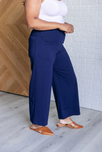 Load image into Gallery viewer, Magic Wide Leg Crop Pants in Navy
