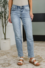 Load image into Gallery viewer, Mallory Mid Rise Bleach Wash Boyfriend Jeans
