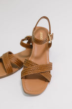 Load image into Gallery viewer, Marlene Ankle Strap Woven Sandal

