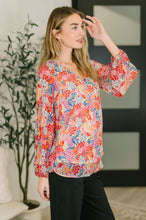 Load image into Gallery viewer, Modern Meadow V-Neck Puff Sleeve Blouse
