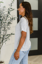 Load image into Gallery viewer, Mood Swingin&#39; Casual Drop Shoulder Tee in Grey
