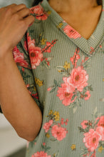 Load image into Gallery viewer, More Than Butterflies Floral V-Neck Top
