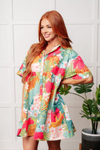 Load image into Gallery viewer, Mother Nature's Recipes Collared Dress in Green
