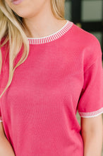 Load image into Gallery viewer, My, Oh, My Trim Detail Top
