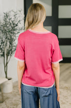 Load image into Gallery viewer, My, Oh, My Trim Detail Top
