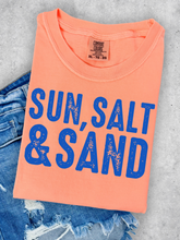 Load image into Gallery viewer, Sun Salt &amp; Tanned Graphic Tee
