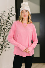 Load image into Gallery viewer, Nice to Each Other Raglan Sleeve Top in Fuchsia
