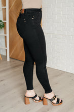 Load image into Gallery viewer, Nicole Tummy Control Skinny Jeans in Black
