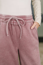 Load image into Gallery viewer, Nights Like This High Waist Palazzo Sweats in Light Rose

