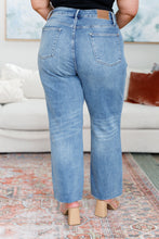 Load image into Gallery viewer, Nora High Rise Rigid Magic Destroy Slim Straight Jeans
